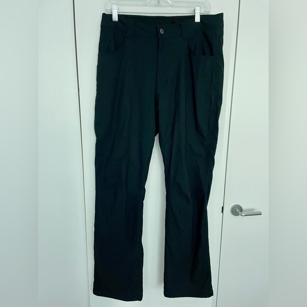 Eddie Bauer Men's Fleece Lined Water Resistant Black Pants 32 x 32